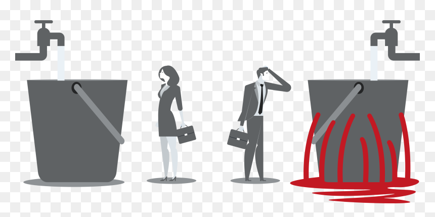 Leaky Bucket, HD Png Download - hacked png