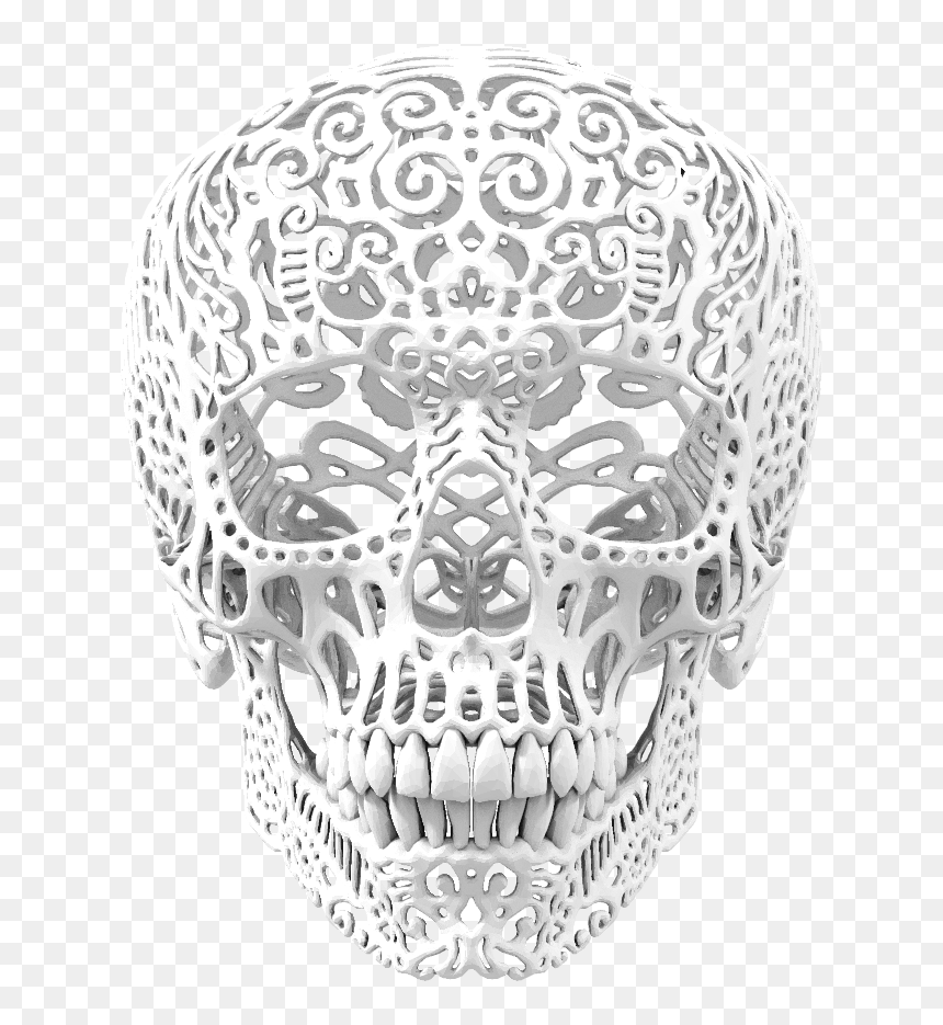 Skull, HD Png Download - 3d skull png