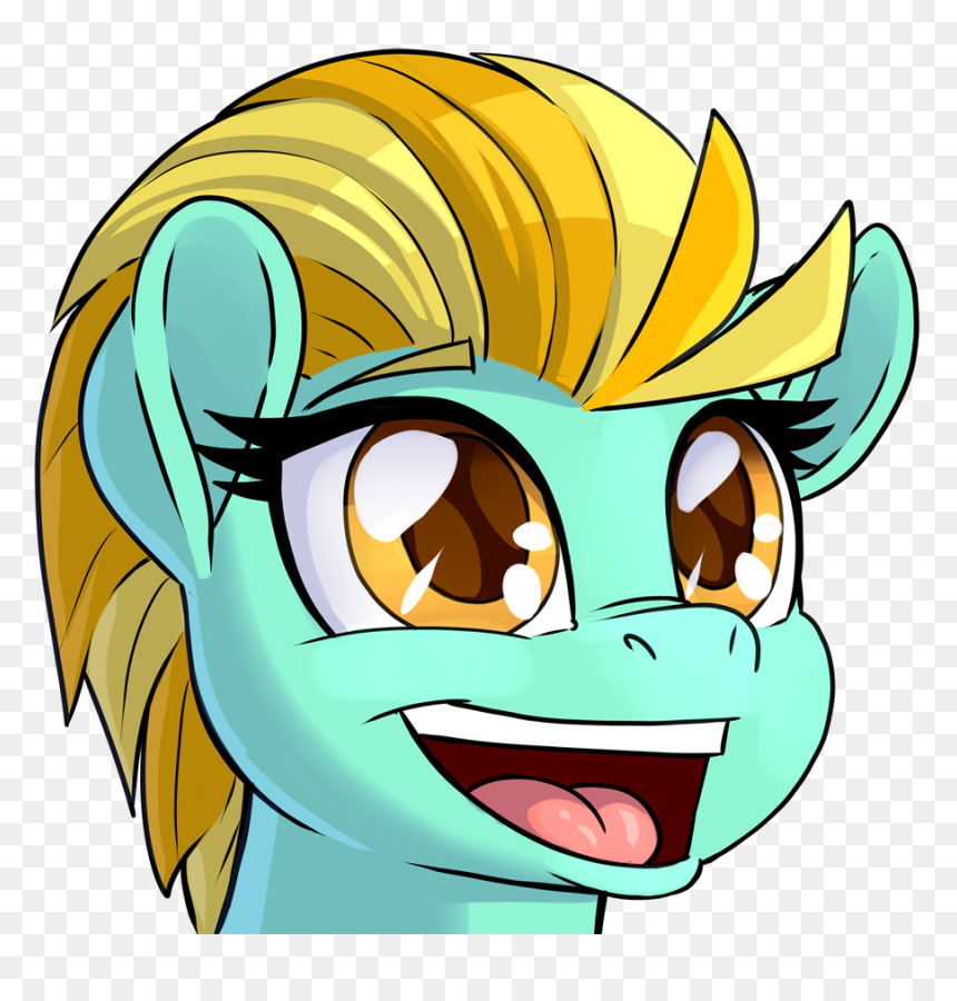 Pusspuss, Bust, Dustabetes, Female, Happy, Lightning - My Little Pony: Friendship Is Magic, HD Png Download - lightning .png