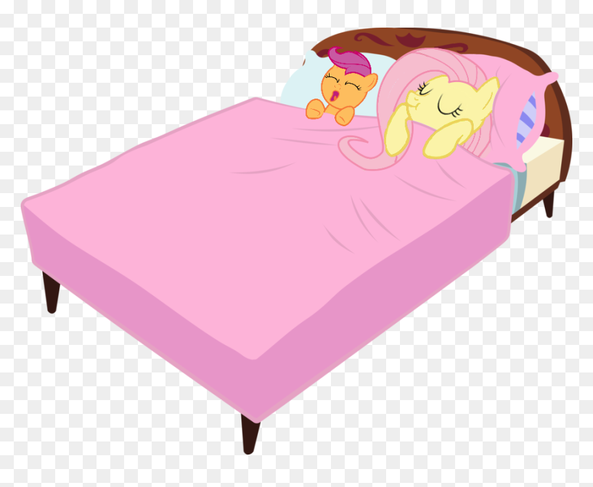 Png Download Bed Clipart Jokingart Com - Cute Bed Clipart, Transparent Png - bed clipart png