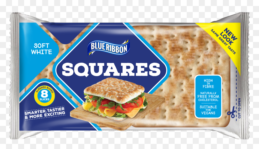 Blue Ribbon Bread Squares, HD Png Download - new ribbon png