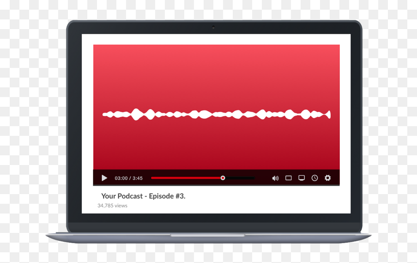 Led-backlit Lcd Display, HD Png Download - audio wave png