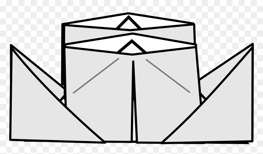 Lankstymas Iš Popieriaus, HD Png Download - paper boat png