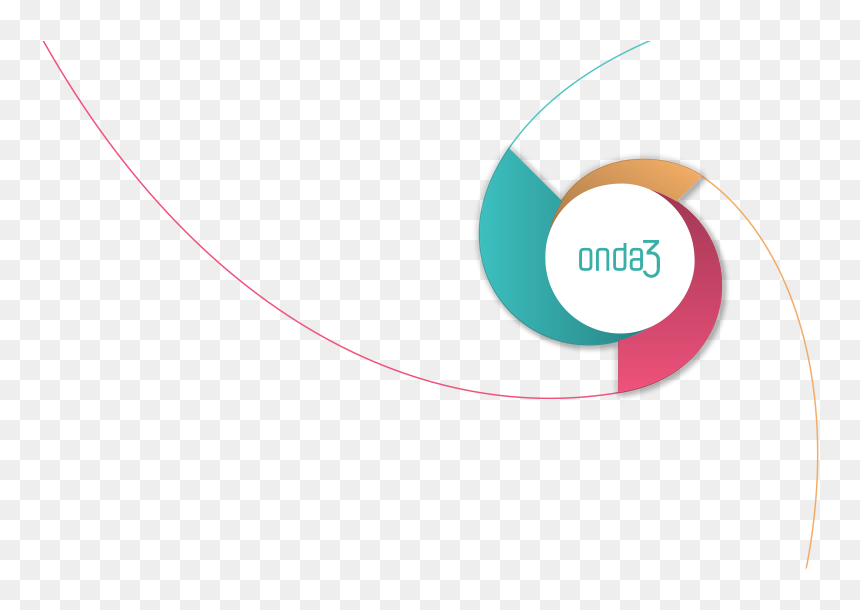 Onda 3 Comunicação E Marketing - Circle, HD Png Download - ondas png