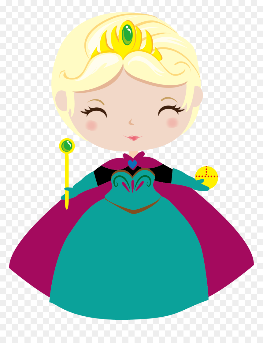 Preparativos Para O Anivers - Cute Elsa Frozen Png, Transparent Png - frozen fever png