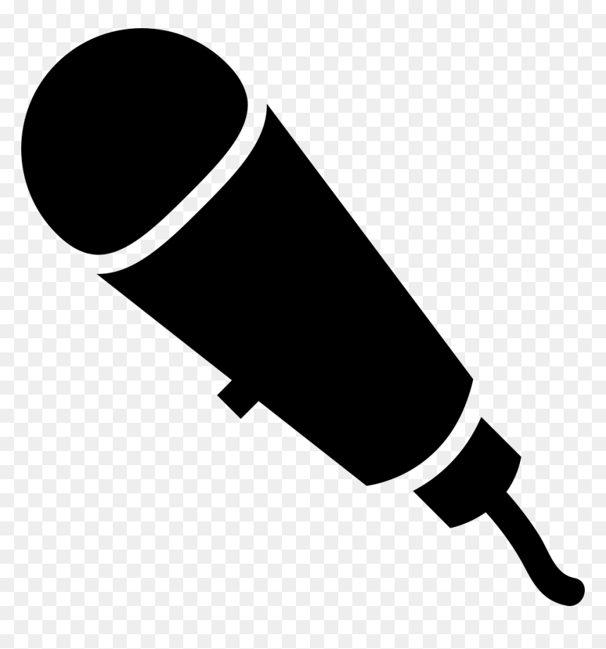 Thumb Image - Microphone Siluet Png, Transparent Png - microphone silhouette png