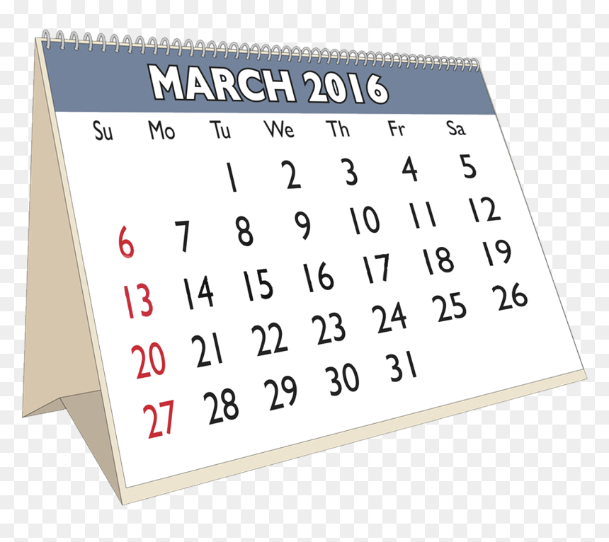 Match 6 Table Calendar Clipart In By Playfulhub - Calendar Clip Art, HD Png Download - calendar clipart png