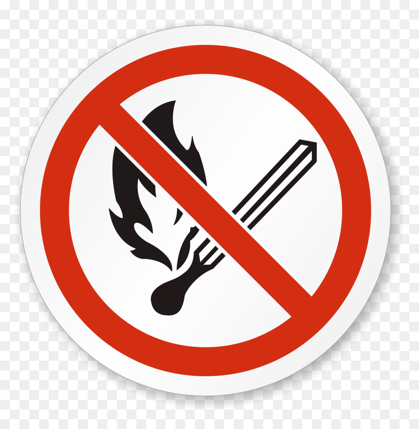 No Sign Black And White - Open Fire Is Forbidden Sign, HD Png Download - basquiat crown png