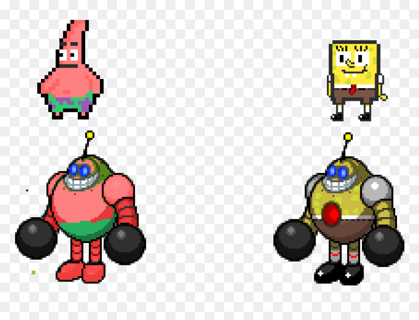 Dark Mechawful Clipart , Png Download - Dark Mechawful, Transparent Png - sponge bob png