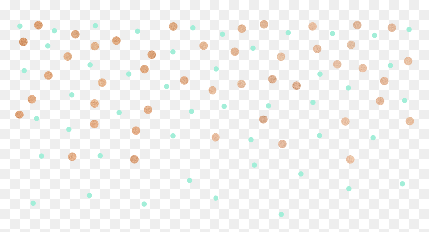 #confetti #tan #khaki #brown #teal #mint #turquoise - Polka Dot, HD Png Download - confetti gif png