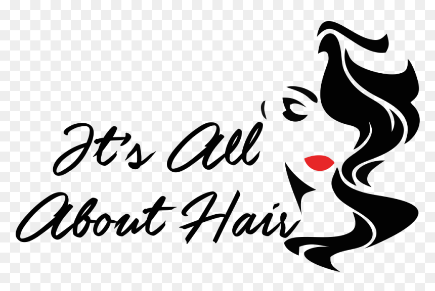 Its All About Hair Logo - Calligraphy, HD Png Download - hair logo png