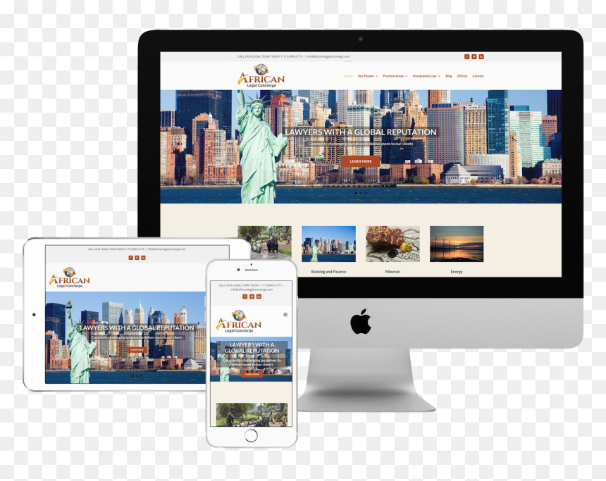 Legal Marketing Expert In Houston - Web Page Login Mockup Png Transparent, Png Download - imac mockup png