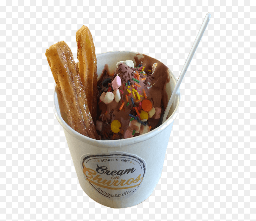 Cream On Churros , Png Download - Chocolate, Transparent Png - churros png