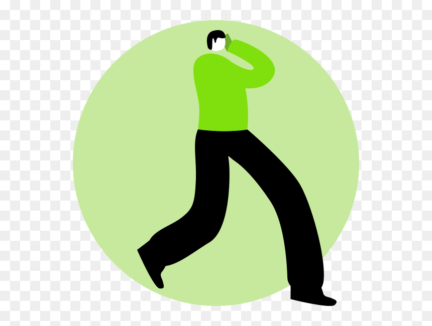 Person Talking On Phone - Illustration, HD Png Download - person talking png