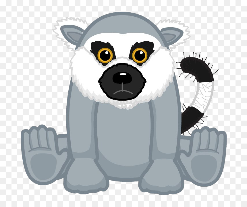 Webkinz Ring Tailed Lemur, HD Png Download - lemur png