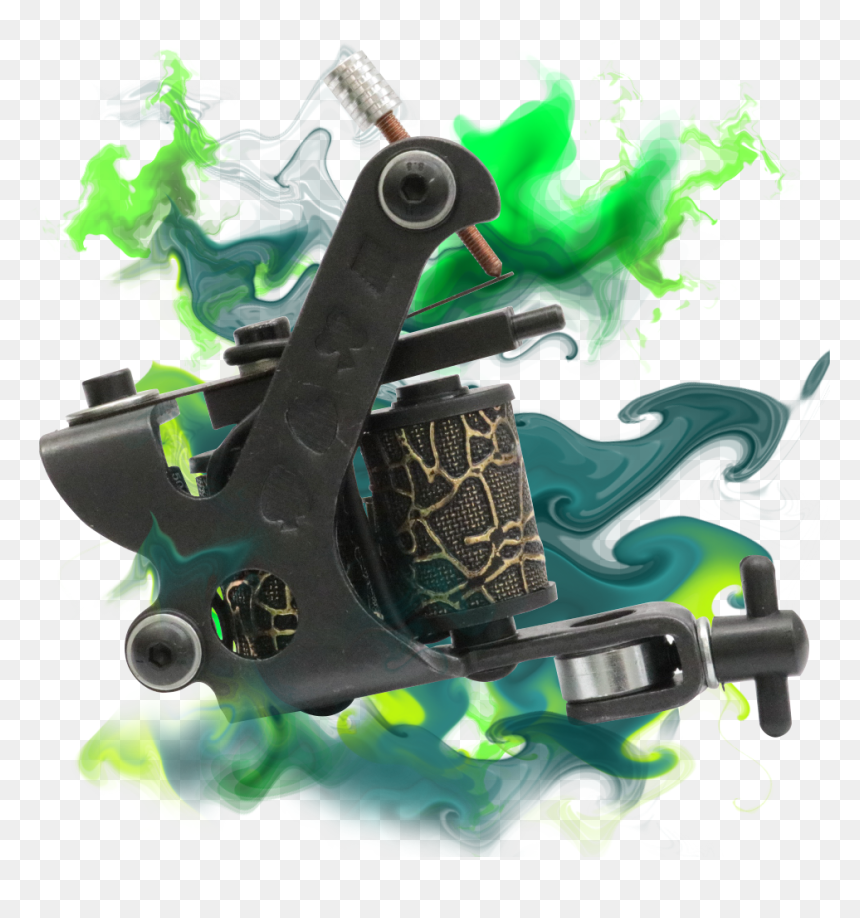 Transparent Dirt Bike Png - Tattoo Machine, Png Download - tattoo gun png