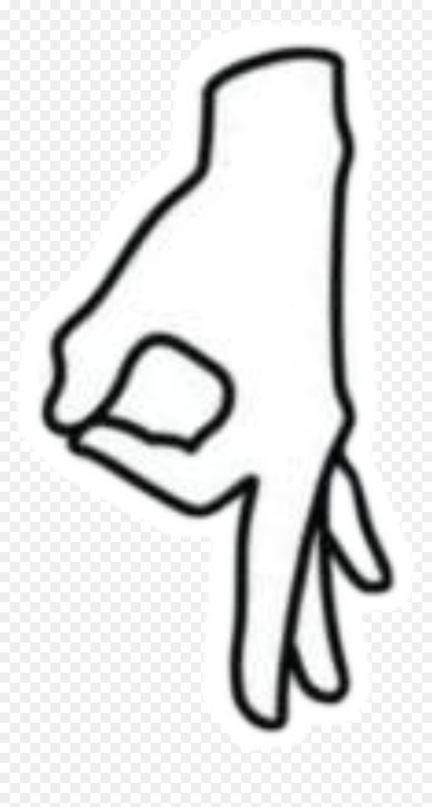 Gottem 👌 - Gottem Clipart, HD Png Download - ok hand sign png