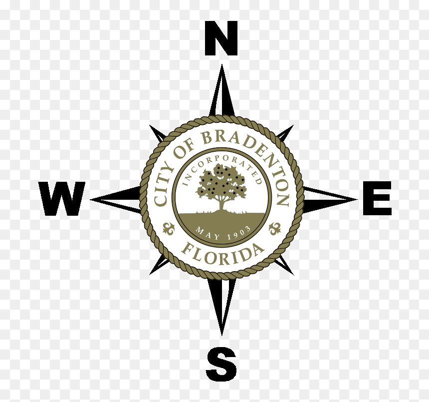 Transparent Map Compass Png - West Palm Beach Seal, Png Download - map compass png