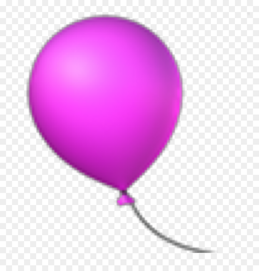 #balloon #globo #rosa #pink #emoji #freetoedit - Balloon, HD Png Download - balloon emoji png
