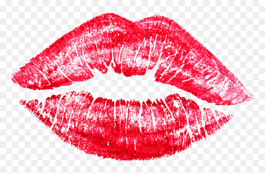 Lip Clipart Lip Print, HD Png Download - beso png