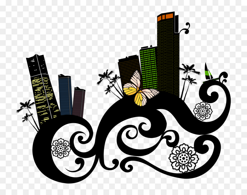 Vector Graphics, HD Png Download - city vector png