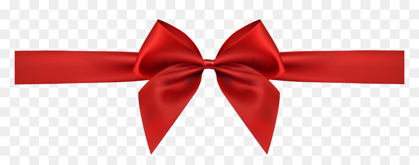 Bow Ribbon Transparent Clipart , Png Download - Purple Bow Png, Png Download - present bow png