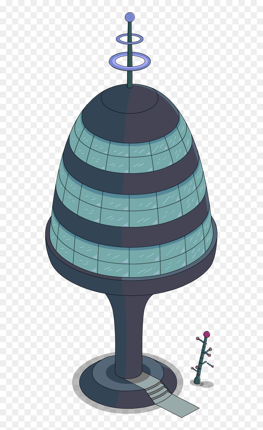 Mushroom Office Building Menu - Magnifying Glass, HD Png Download - sci fi png