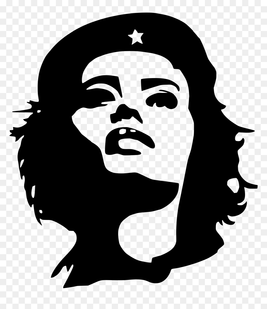 Gaddafi Black And White, HD Png Download - che guevara png