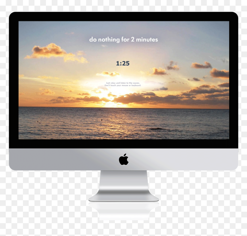 Imac Psd Mockup Template 5imac Psd Mockup - Relaxing Sites, HD Png Download - imac mockup png