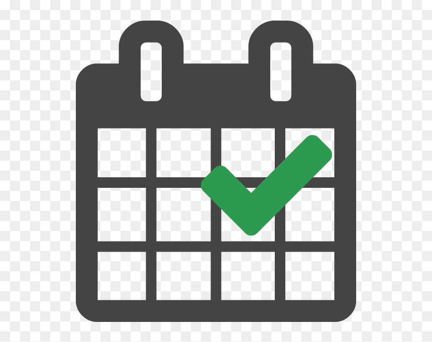 Calendar Clipart Png Black Transparent Png , Png Download - Black Calender Icon Png, Png Download - calendar clipart png
