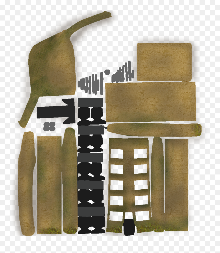 Building002 - Wood, HD Png Download - moss texture png
