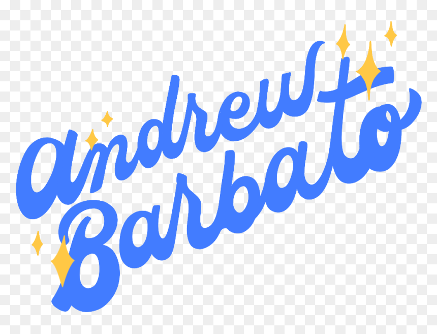Alt Sparkle Script Logo Wordmark Comedian Andrew Sparkle - Calligraphy, HD Png Download - blue sparkles png
