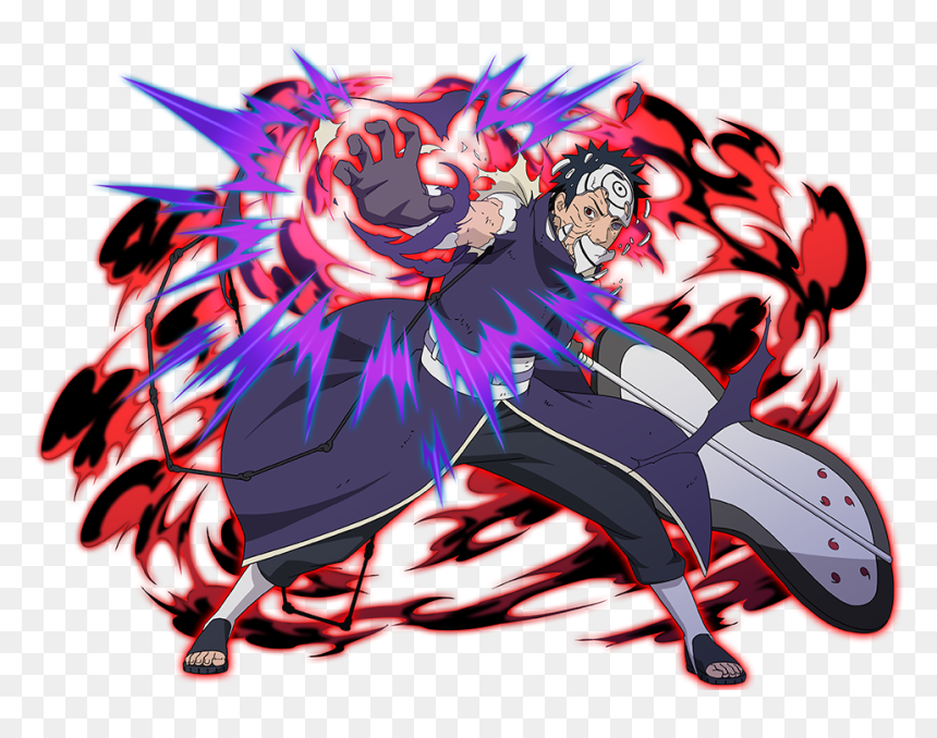 Ten Tail Obito Artworkpic - Naruto Ultimate Ninja Blazing Obito, HD Png Download - obito png