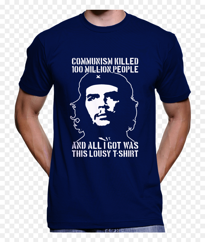 Anti Communist Che Guevara T-shirt / Hoodie - 2001 A Space Odyssey T Shirts Uk, HD Png Download - che guevara png