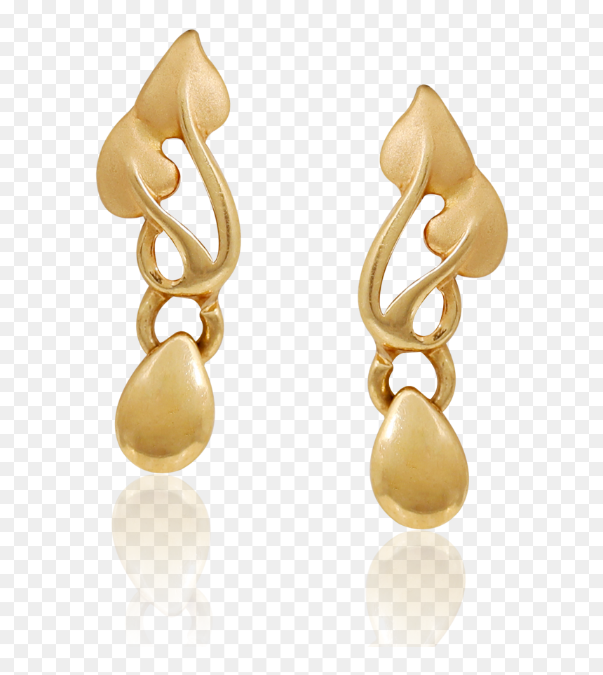 Adorable Gold Leaves Earrings - Earrings, HD Png Download - gold leaves png