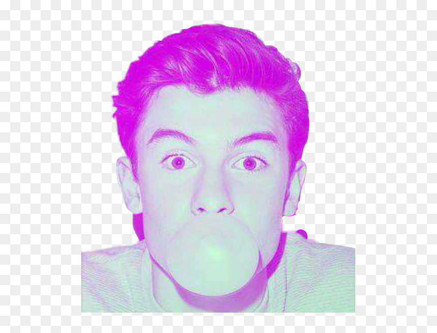 Shawn Mendes Blowing Gum, HD Png Download - cameron dallas png