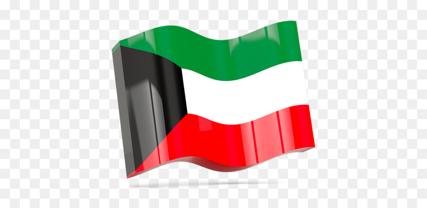 Download Flag Icon Of Kuwait At Png Format - Kuwait Flag Wave, Transparent Png - wave.png