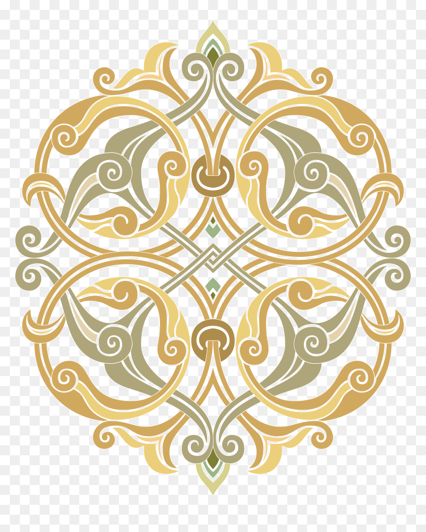 Turkish Vector Gold Damask , Png Download, Transparent Png - damask png