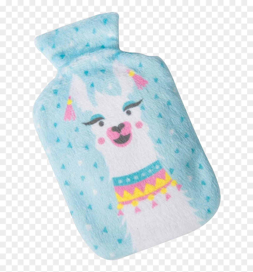 Blue Llama Pocket Hot Water Bottle - Illustration, HD Png Download - hot pocket png
