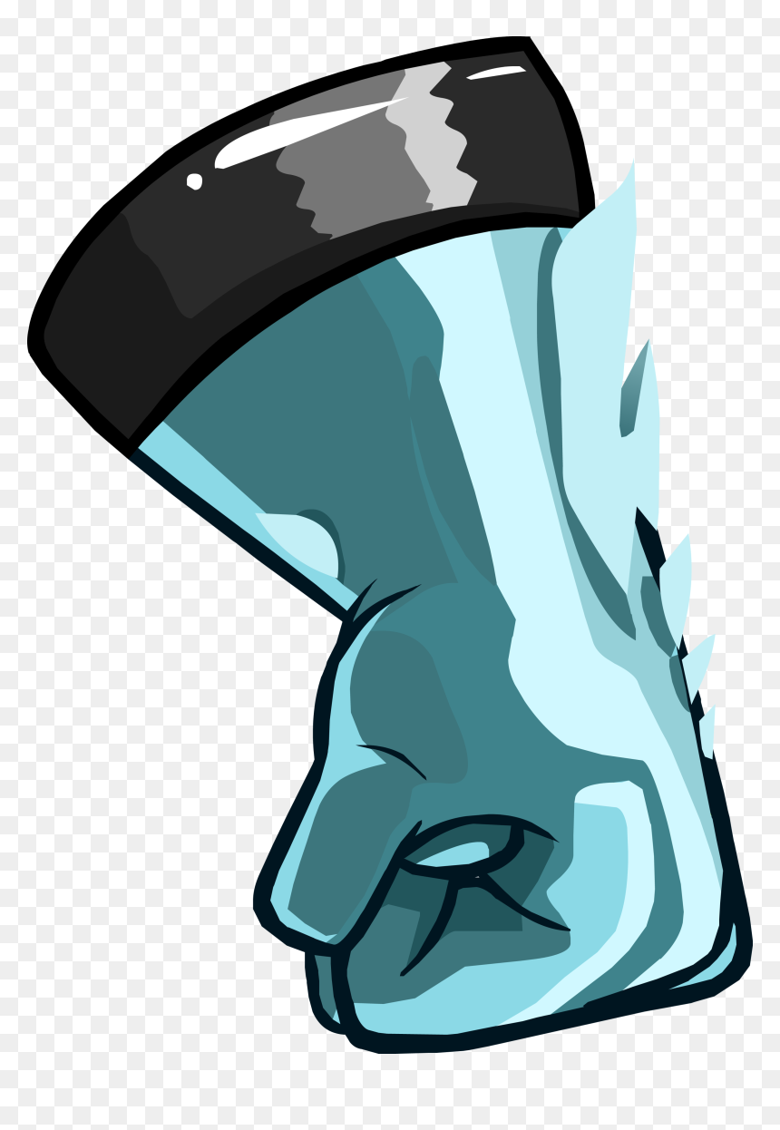 Crystal Shards Power Gloves - Superhero Gloves Png, Transparent Png - ice shard png