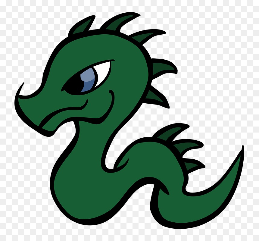 Dragon Clip Art, HD Png Download - snake cartoon png