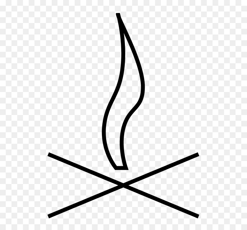 Line Fire Drawling, HD Png Download - fire line png