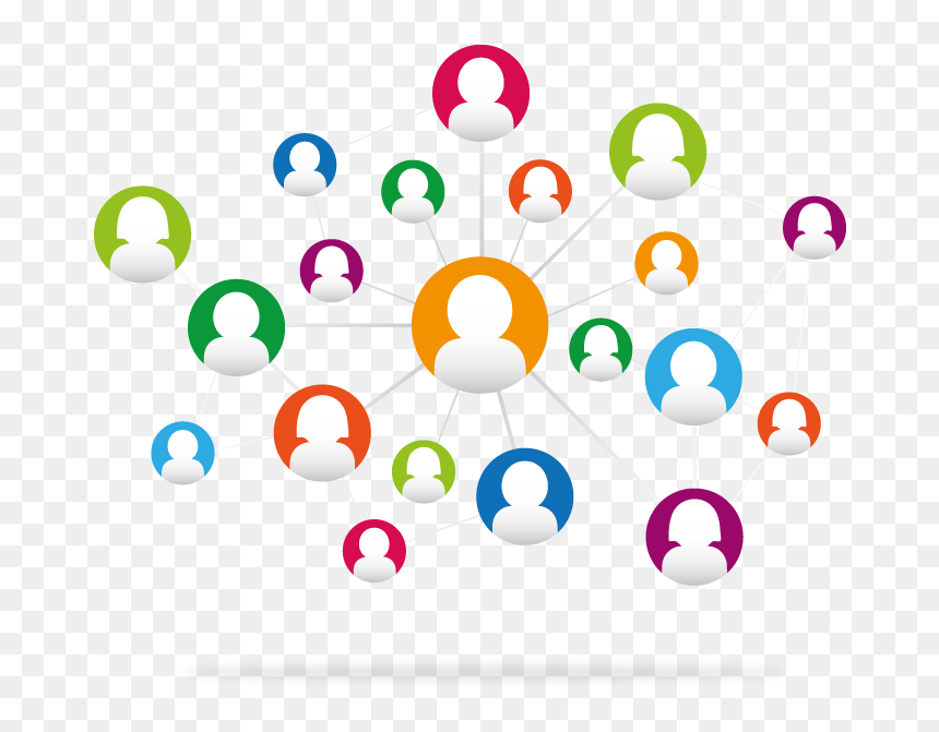 Don"t Let Collaboration Be Tied Down By Geographical - Social Network Vector, HD Png Download - collaboration png