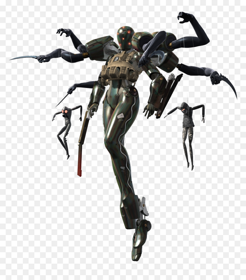 Metal Gear 4 Concept Art , Png Download - Metal Gear Solid Screaming Mantis, Transparent Png - mantis png