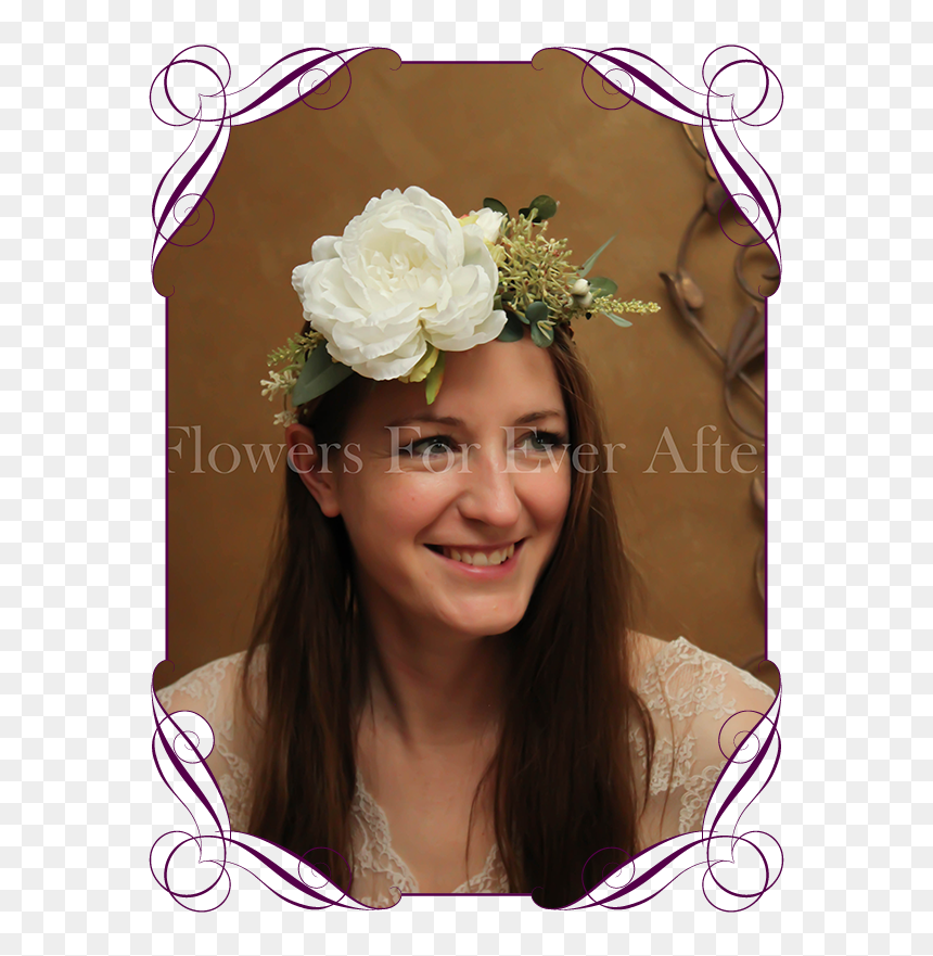 Flower Bouquet, HD Png Download - white flower crown png