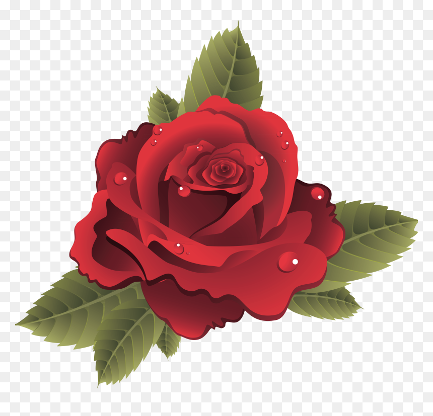 10 Roses Vector Png Files Images Flower Vector Graphics - Rose Flower Vector Png, Transparent Png - roses vector png