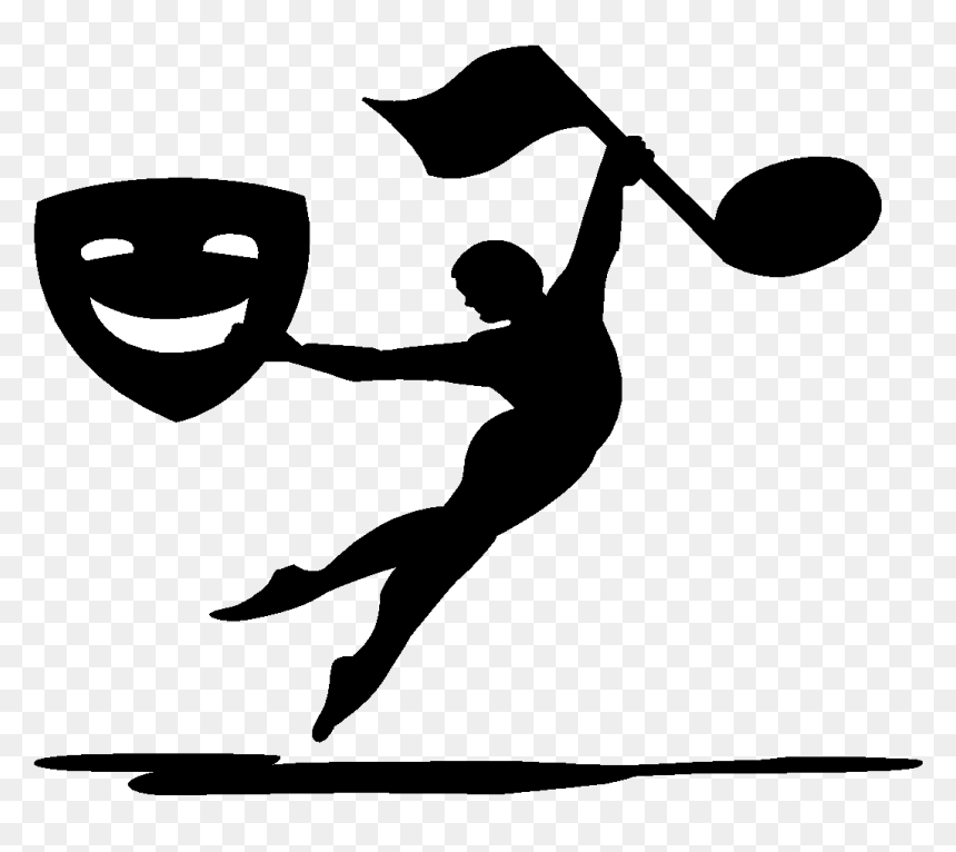 Theater Masks Icon In Cartoon Style On Transparent - Dance Drama And Music, HD Png Download - theater masks png