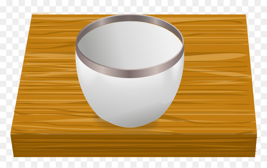 Bowl On Table Clip Arts - Plate On The Table Clipart Png, Transparent Png - table clipart png