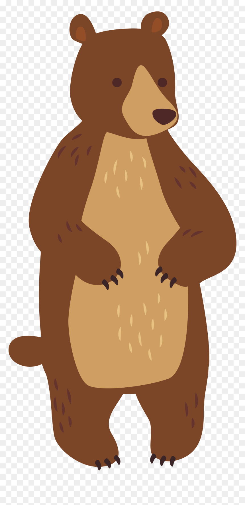Bear Cartoon Adobe Illustrator - Illustrator Cute Bear Vector, HD Png Download - cartoon bear png
