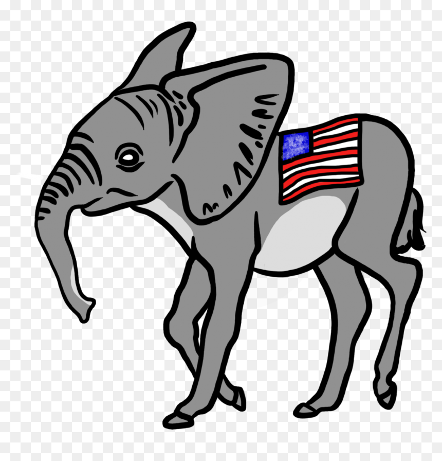 Clip Art, HD Png Download - democrat donkey png